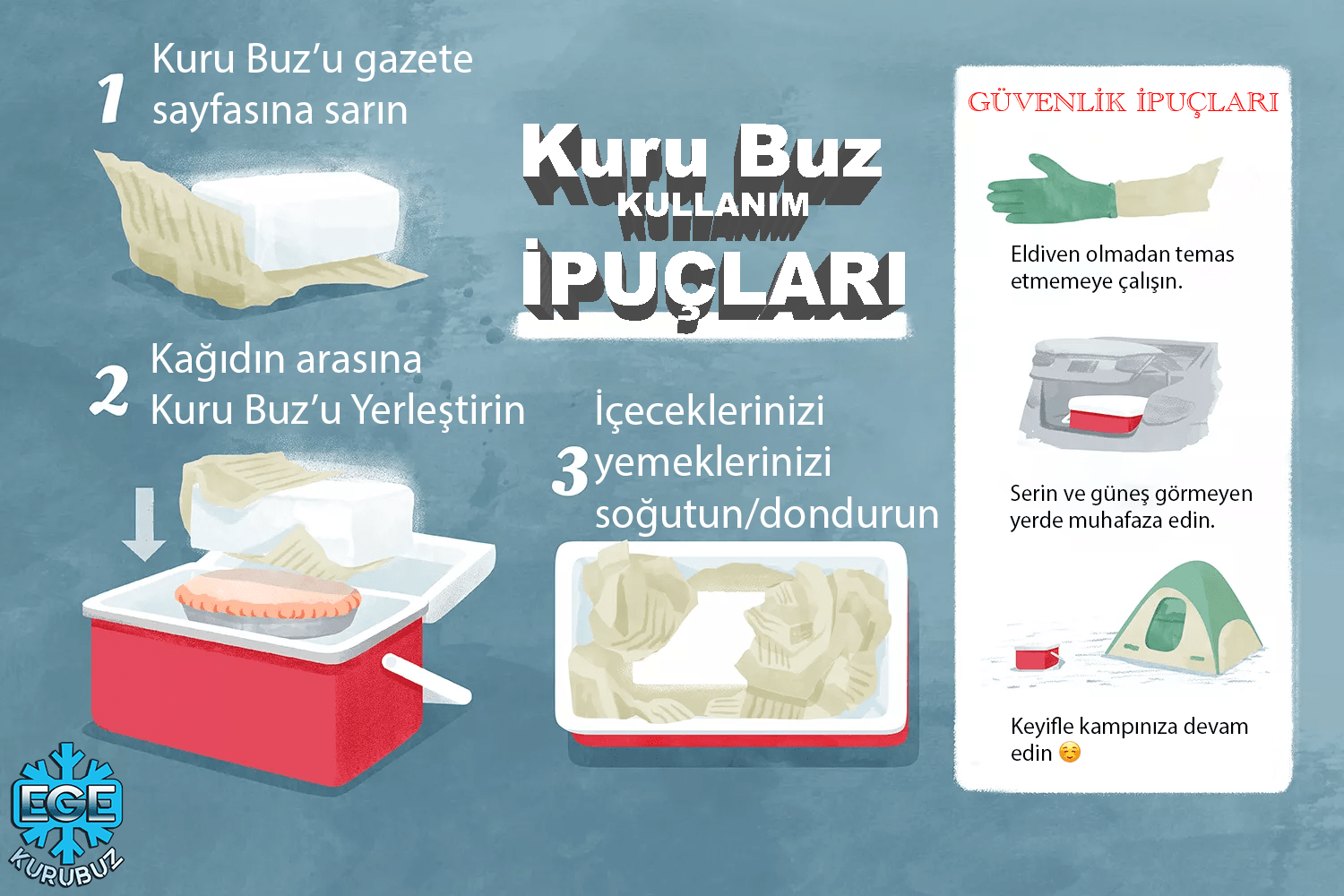 kuru buz kullanımı ipuçları